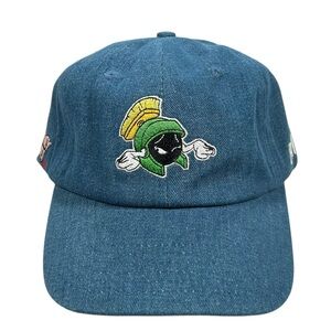 Bait Looney Tunes Marvin The Martian Denim Chambray Adjustable Strapback Hat